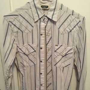Salt Valley pearl snap button up